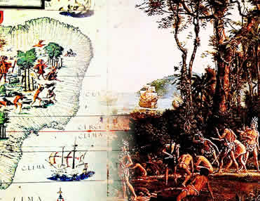 Antes da chegada de Martim Afonso, o território colonial lusitano esteve sob ameaça de outros exploradores
